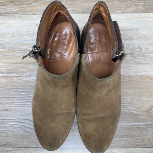 Madewell Cait Brown Leather/Suede Ankle Boots Women's Size 8 - Picture 2 of 6